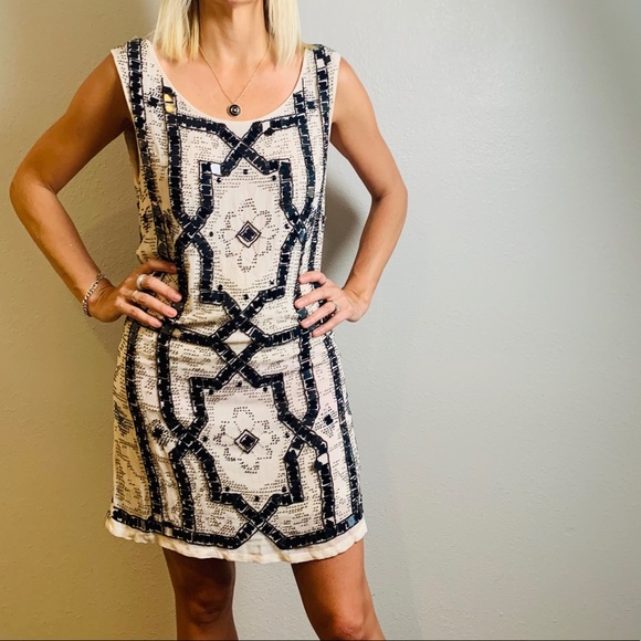 BOGO Free People Sequin Beaded Open Back Dress - Picture 5 of 11